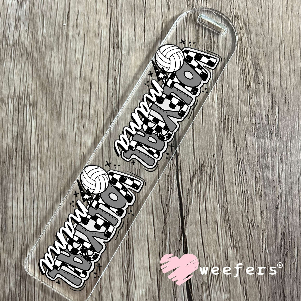 Volleyball Mama UV DTF Cup Wrap Bookmark Weefers