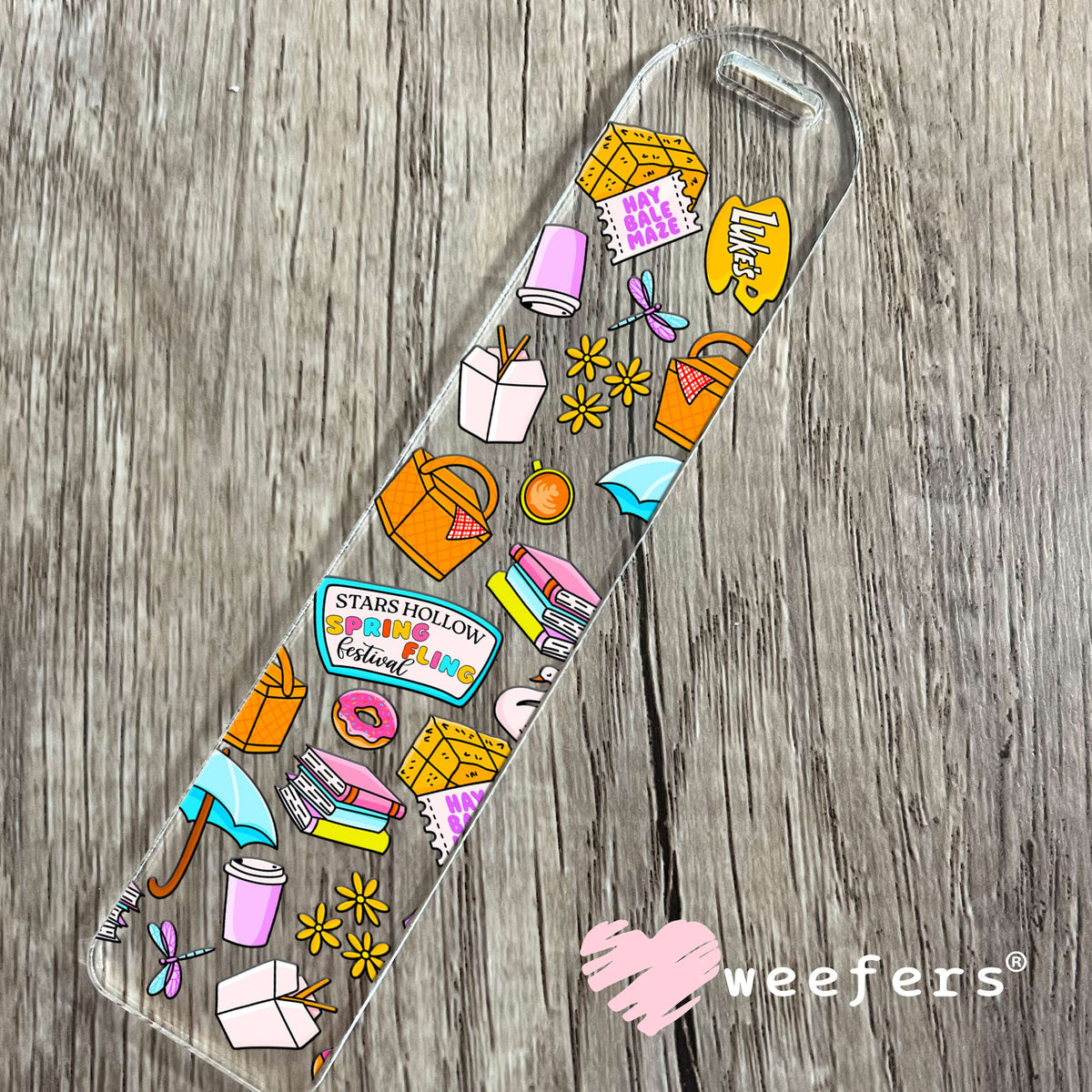 Spring Fling Gillymore Girls UV DTF Cup Wrap Bookmark Weefers