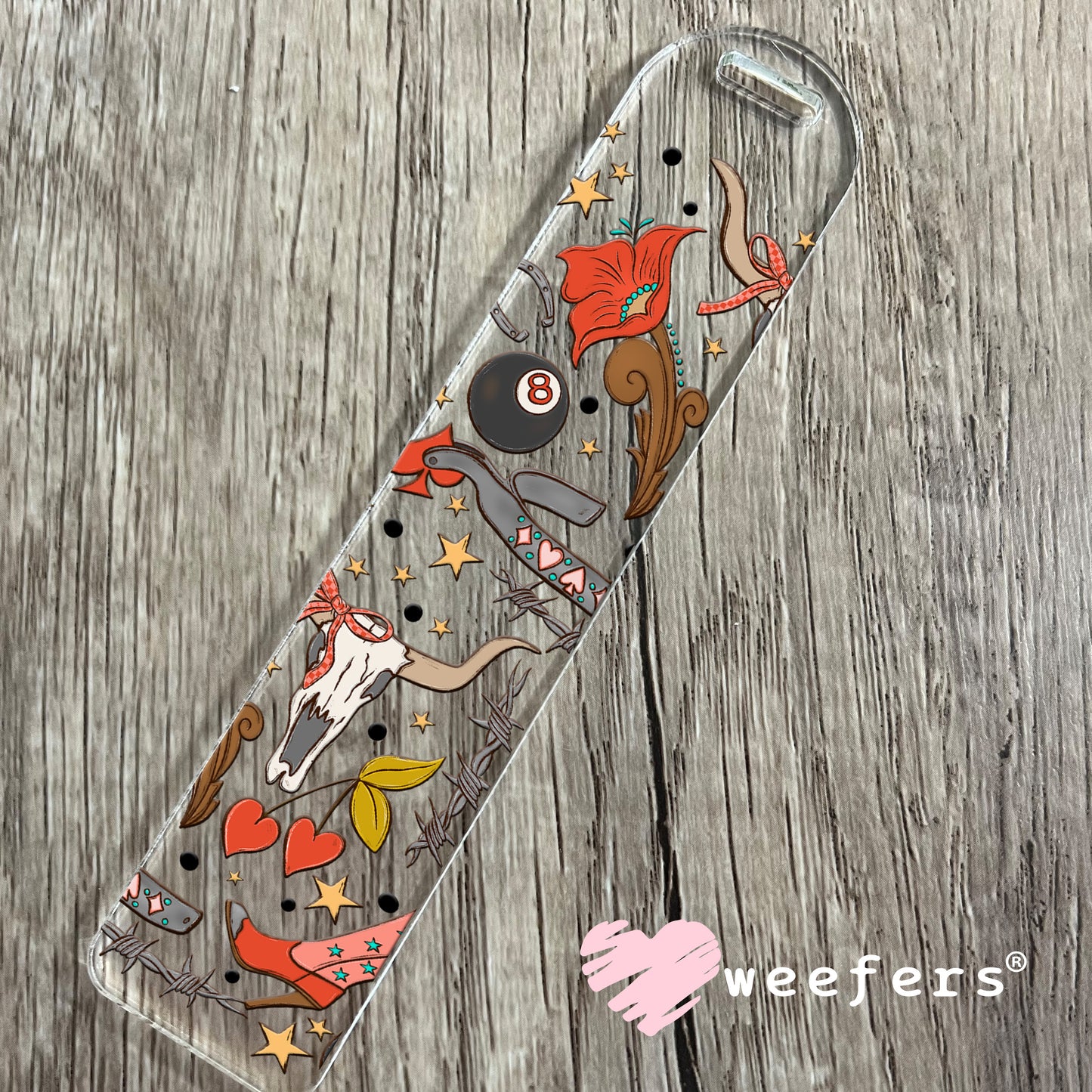 Western Cowgirl Favorite Things UV DTF Cup Wrap - WEEFERS EXCLUSIVE WRAP Bookmark Weefers