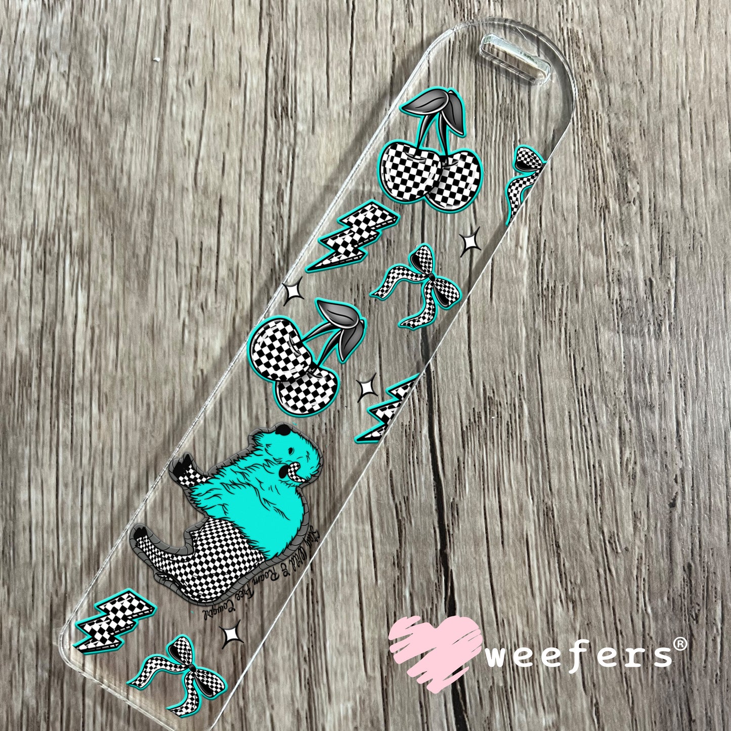 Stay Wild and Roam Free Cowgirl UV DTF Cup Wrap - Weefers Exclusive Wrap Bookmark Weefers