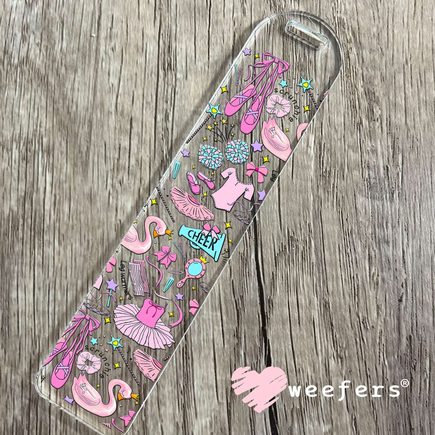 Dance Daily Vibes UV DTF Cup Wrap Bookmark Weefers
