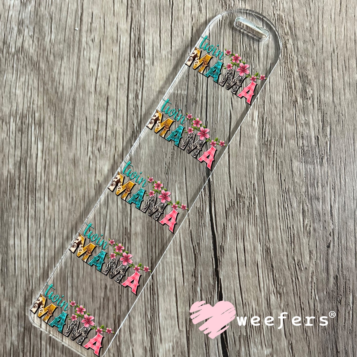 Twin Mama Western UV DTF Cup Wrap Bookmark Weefers