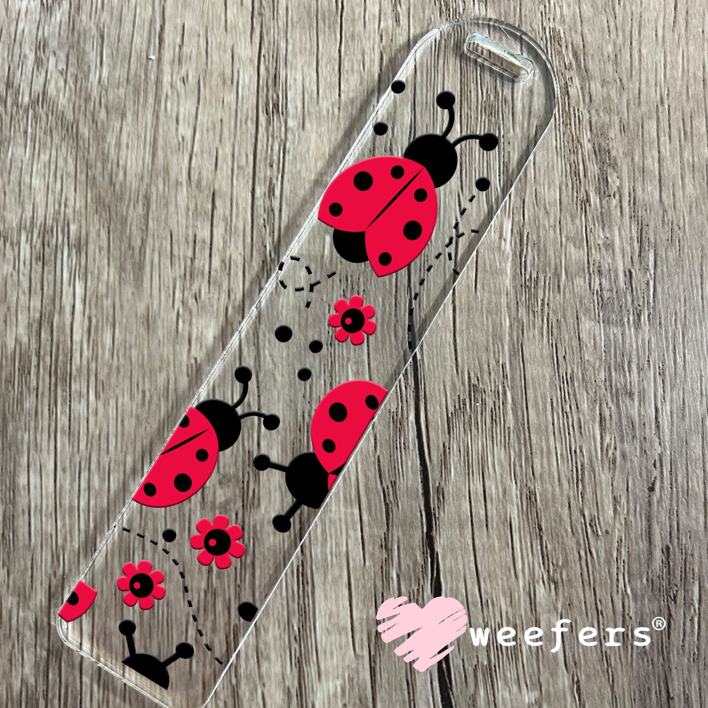 Lady Bug Friends UV DTF Cup Wrap Bookmark Weefers