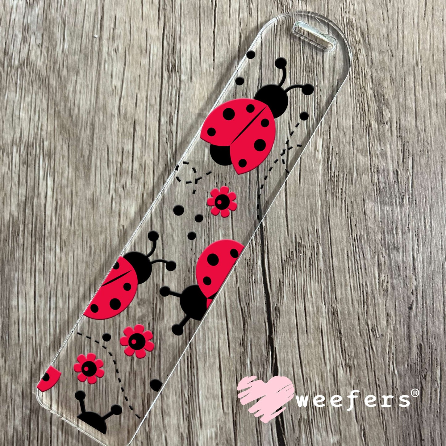 Lady Bug Friends UV DTF Cup Wrap Bookmark Weefers