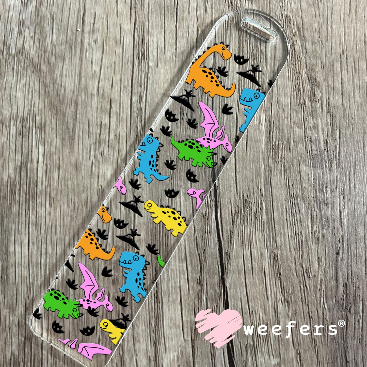 Dinosaur Friends UV DTF Cup Wrap Bookmark Weefers