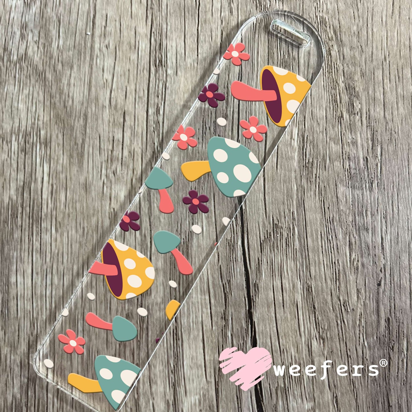 Groovy Mushrooms UV DTF Cup Wrap Bookmark Weefers