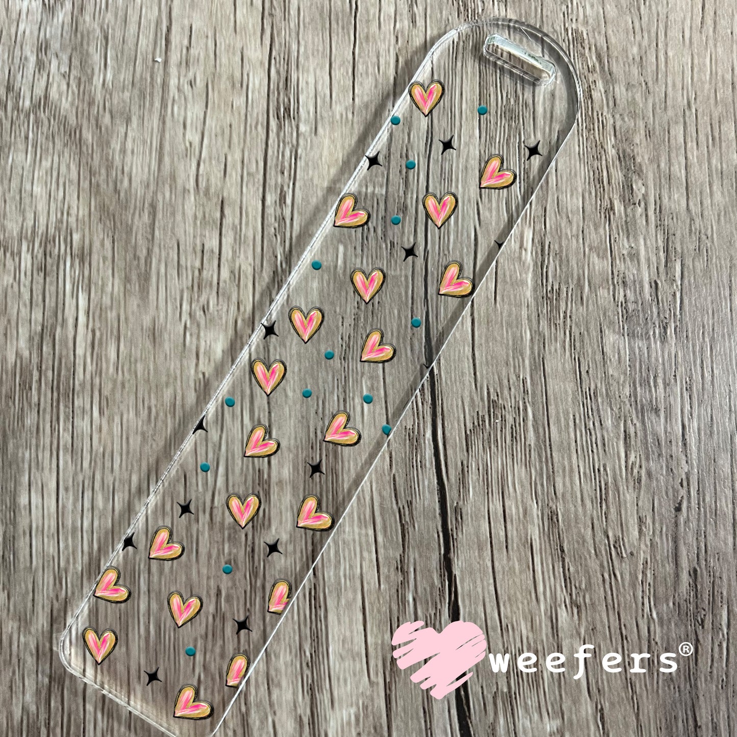 Spirit Lead Me Where my Faith is without Borders Sidekick UV DTF Cup Wrap - WEEFERS EXCLUSIVE WRAP Bookmark Weefers