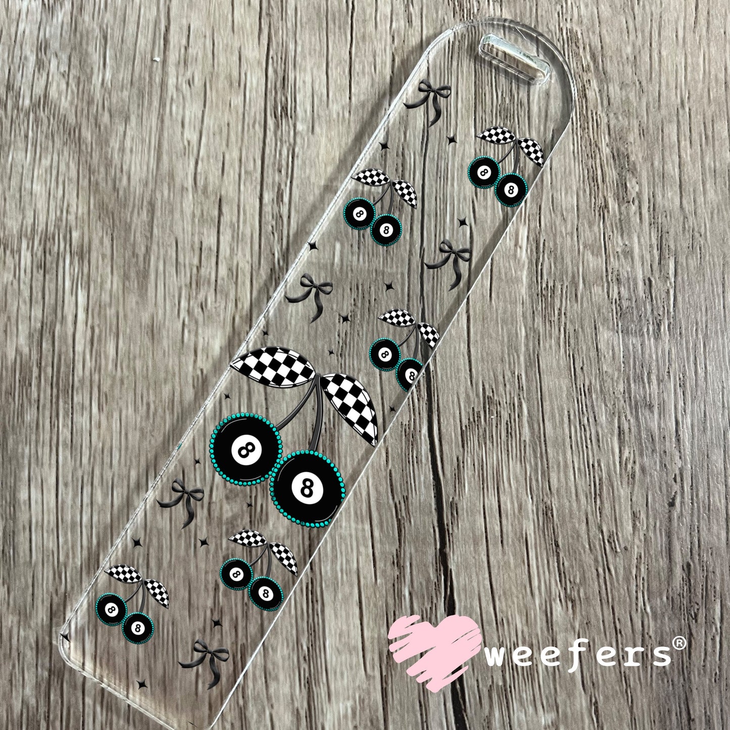 Cherry Eight Balls UV DTF Cup Wrap - WEEFERS EXCLUSIVE WRAP Bookmark Weefers