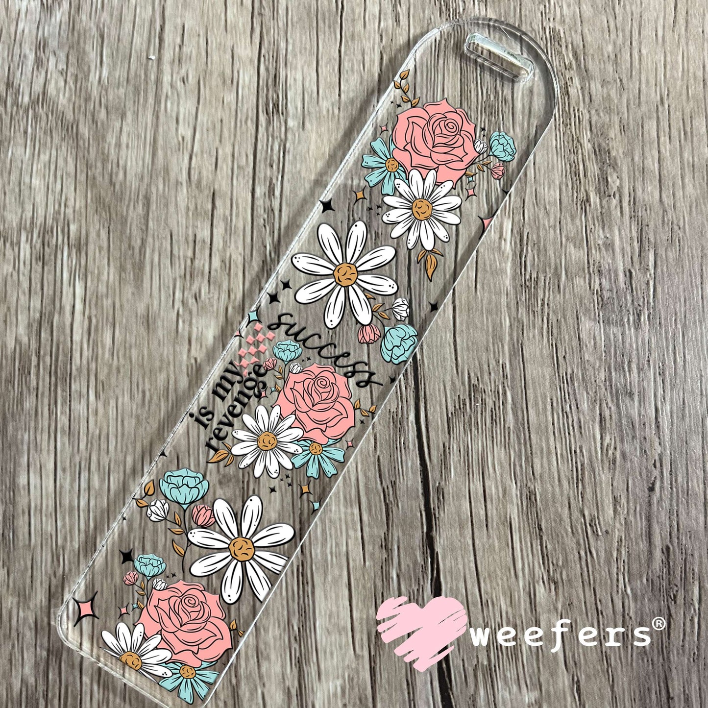 Success Is My Revenge UV DTF Cup Wrap Bookmark Weefers