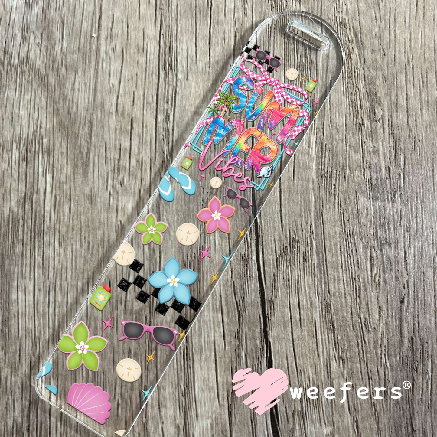 Summer Vibes Favorite Things UV DTF Cup Wrap - Weefers® Exclusive Bookmark Weefers