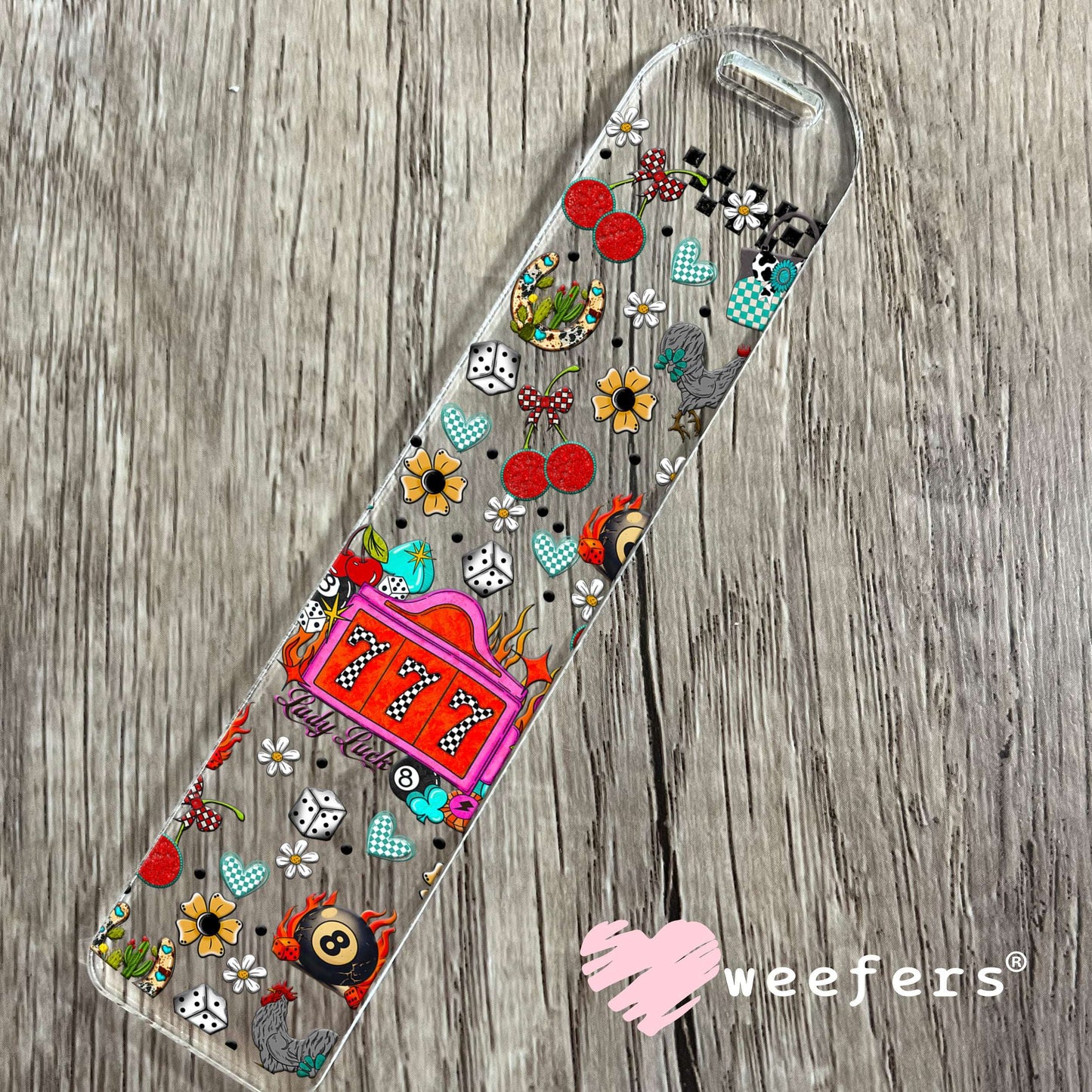777 Lady Luck UV DTF Cup Wrap - Weefers Exclusive Wrap Bookmark Weefers