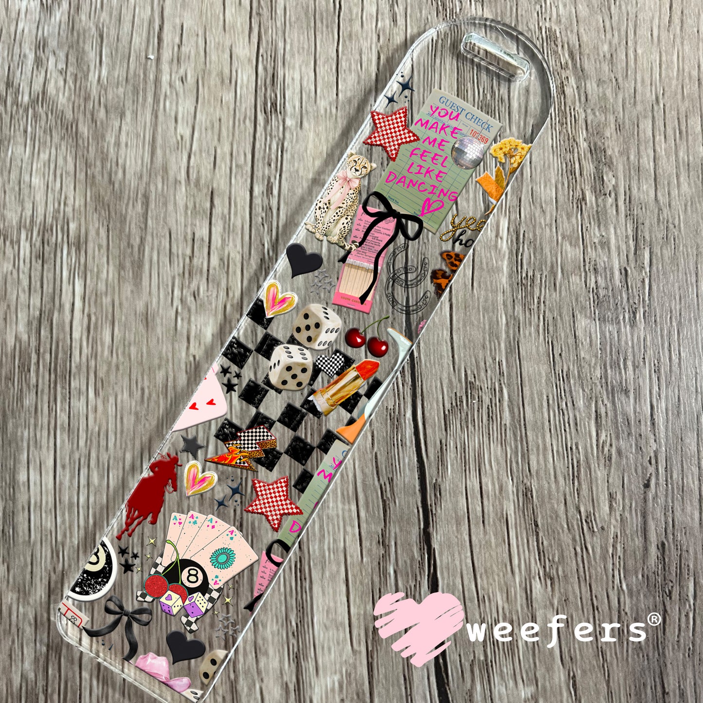 You Make Me Feel Like Dancing UV DTF Cup Wrap - Weefers Exclusive Wrap Bookmark Weefers