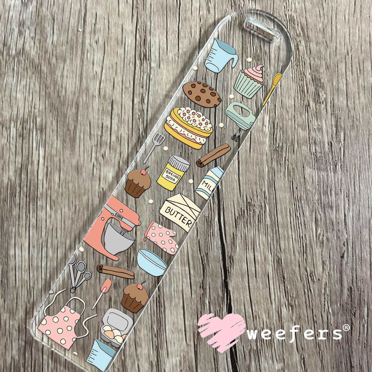 Bakers Favorite Things UV DTF Cup Wrap - Weefers Exclusive Wrap Bookmark Weefers