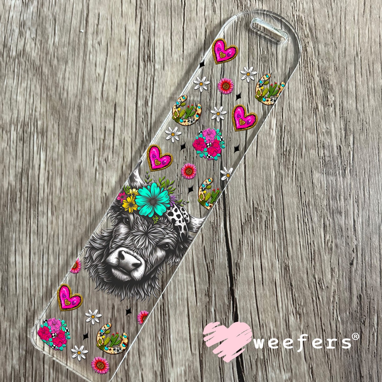 Highlander Flowers UV DTF Cup Wrap - Weefers Exclusive Wrap Bookmark Weefers