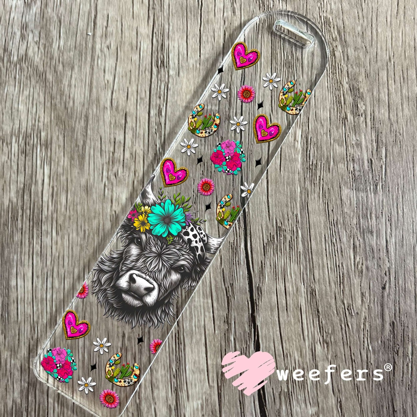 Highlander Flowers UV DTF Cup Wrap - Weefers Exclusive Wrap Bookmark Weefers