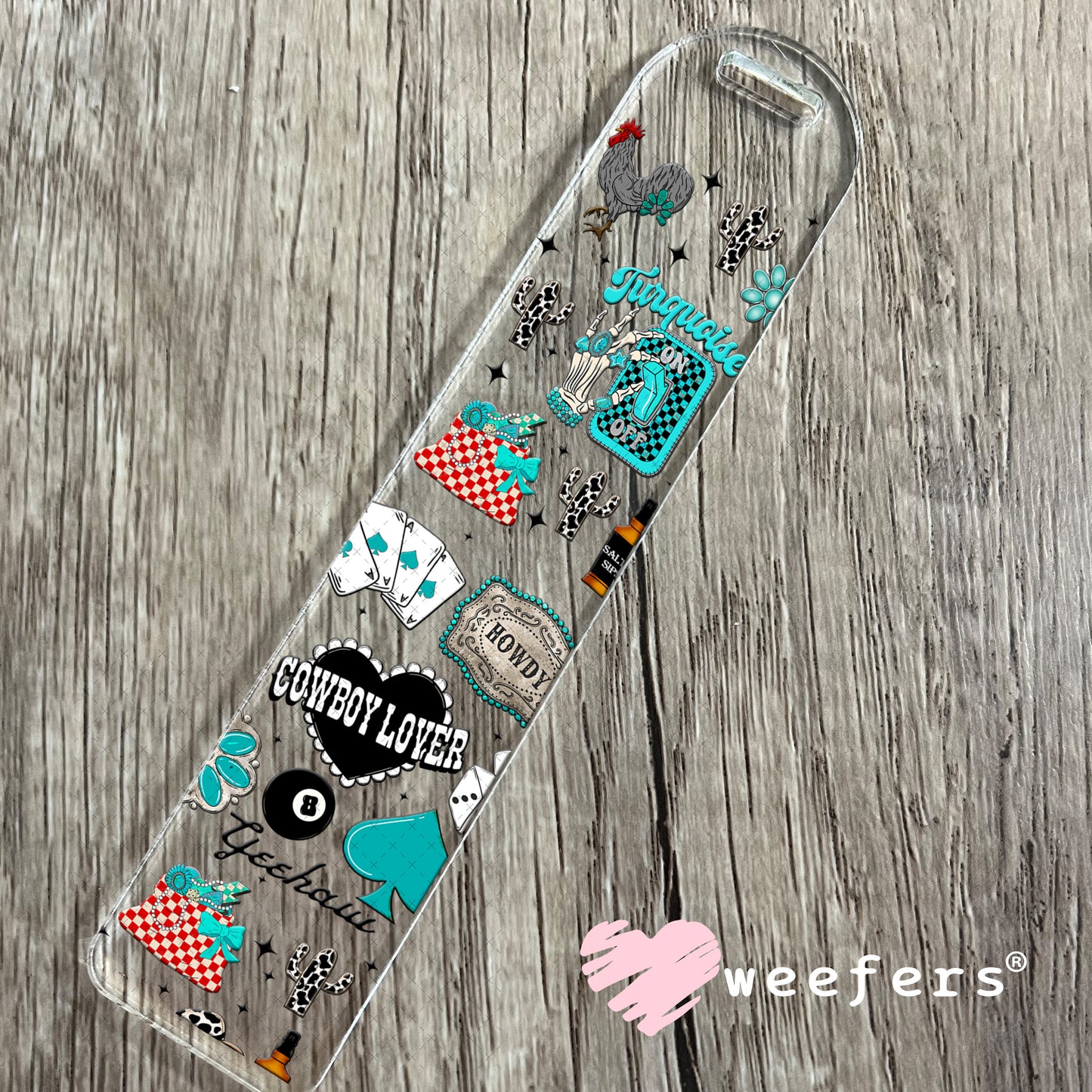 Cowboy Lover Yeehaw UV DTF Cup Wrap - Weefers Exclusive Wrap Bookmark Weefers
