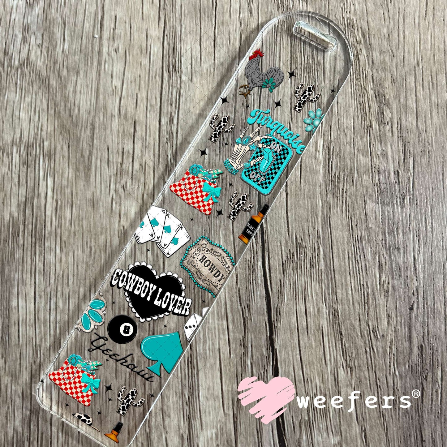 Cowboy Lover Yeehaw UV DTF Cup Wrap - Weefers Exclusive Wrap Bookmark Weefers