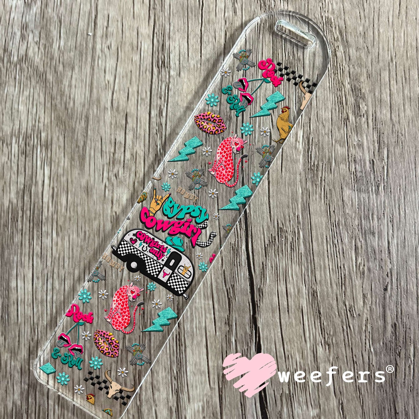 Gypsy Cowgirl UV DTF Cup Wrap - Weefers Exclusive Wrap Bookmark Weefers