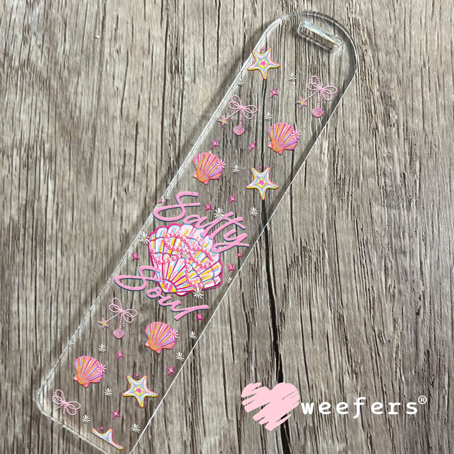 Pink Salty Soul UV DTF Cup Wrap - Weefers Exclusive Wrap Bookmark Weefers