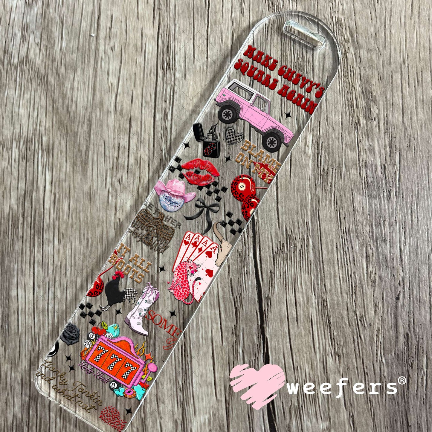 Blame it on My Roots UV DTF Cup Wrap - Weefers® Exclusive Wrap Bookmark Weefers
