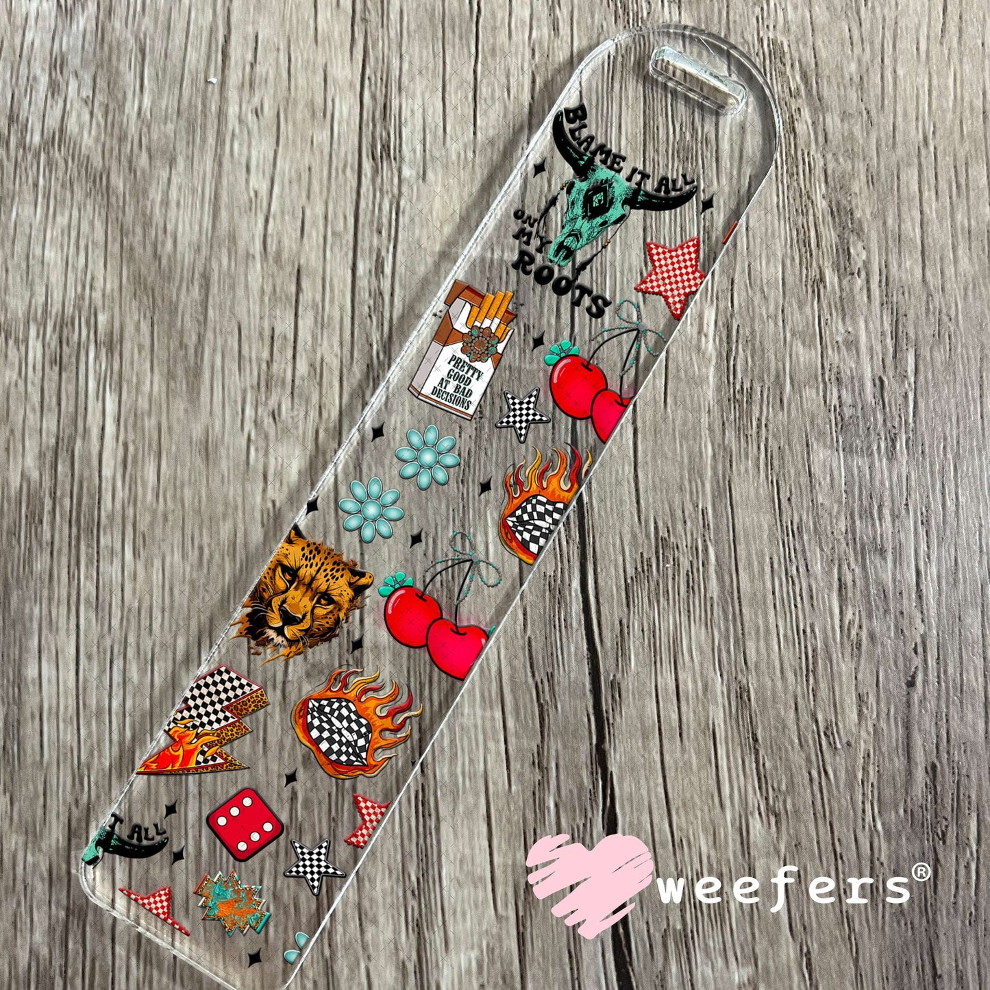 All American Sidekick UV DTF Cup Wrap - Weefers Exclusive Wrap Bookmark Weefers