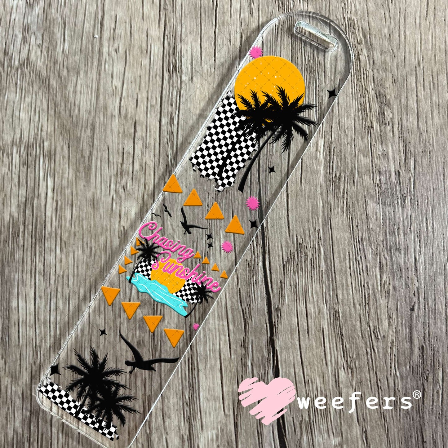 Chasing Sunshine UV DTF Cup Wrap Bookmark Weefers