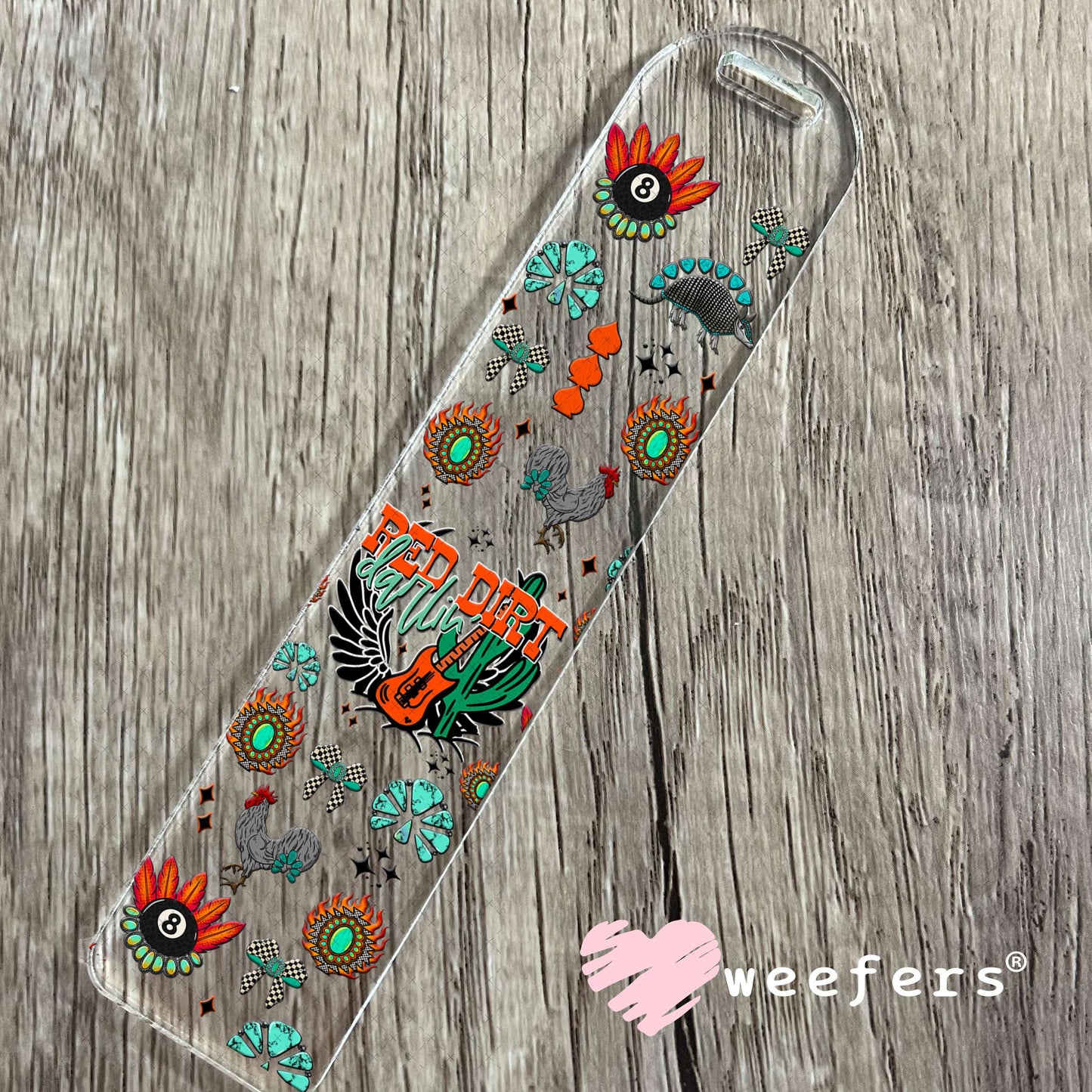 Red Dirt Darlin UV DTF Cup Wrap - Weefers Exclusive Wrap Bookmark Weefers