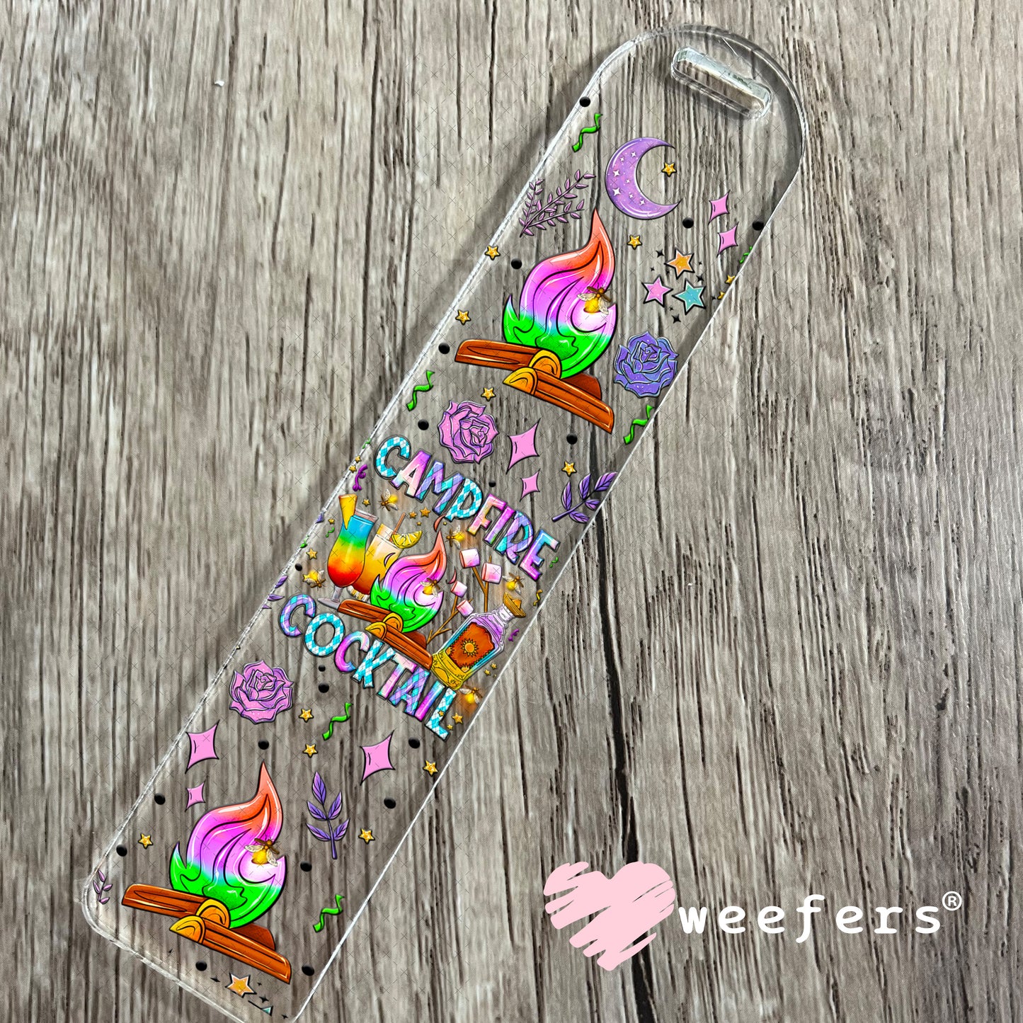 Campfire Cocktail UV DTF Cup Wrap - Weefers Exclusive Wrap Bookmark Weefers