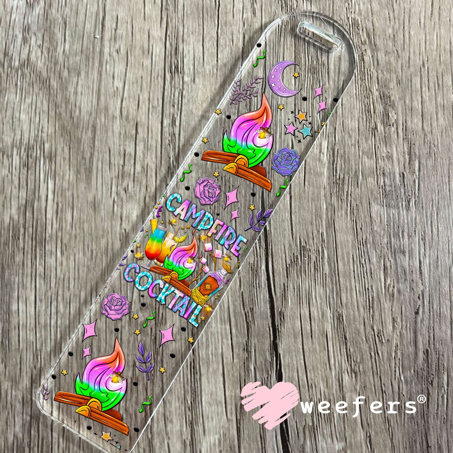 Campfire Cocktail UV DTF Cup Wrap - Weefers Exclusive Wrap Bookmark Weefers