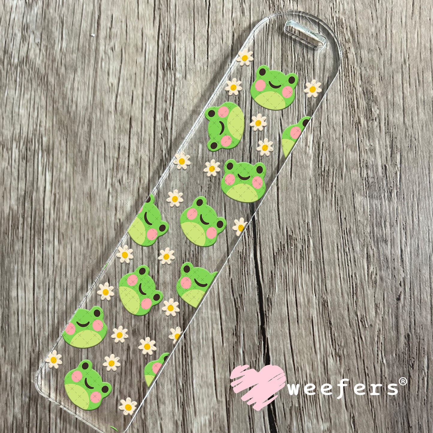 Happy Frogs UV DTF Cup Wrap Bookmark Weefers