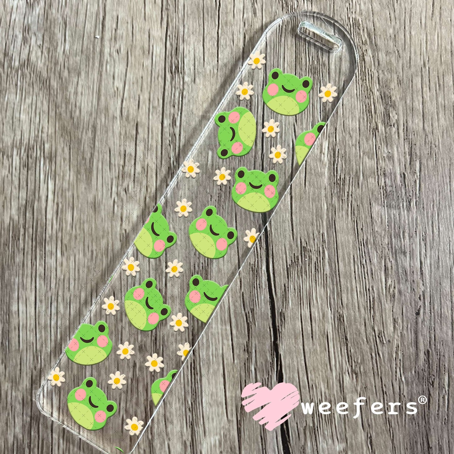 Happy Frogs UV DTF Cup Wrap Bookmark Weefers