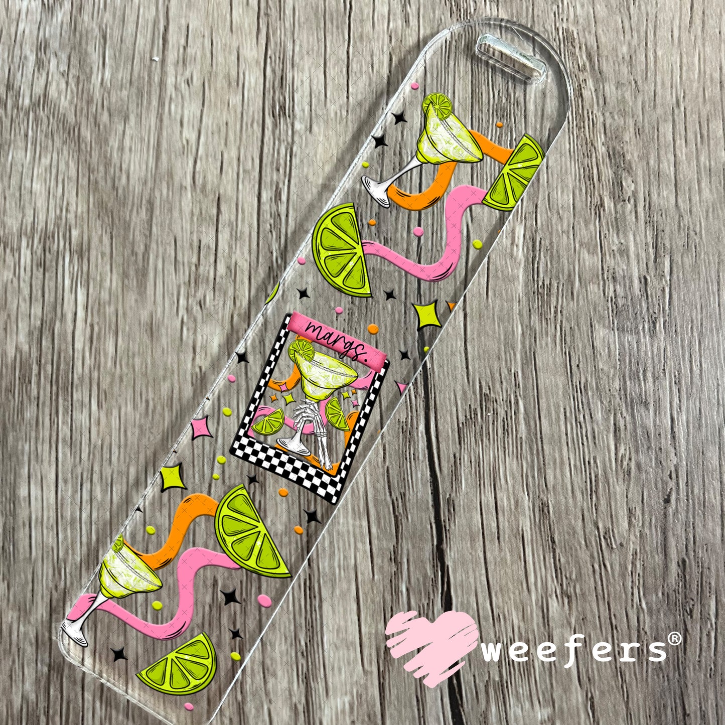 Limes and Margaritas UV DTF Cup Wrap Bookmark Weefers