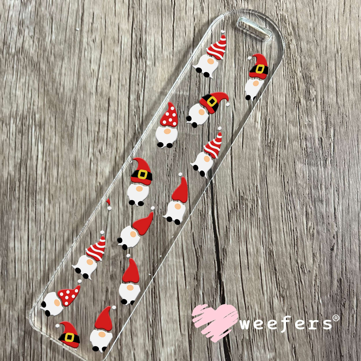 Santa Christmas Gnomes UV DTF Cup Wrap Bookmark Weefers