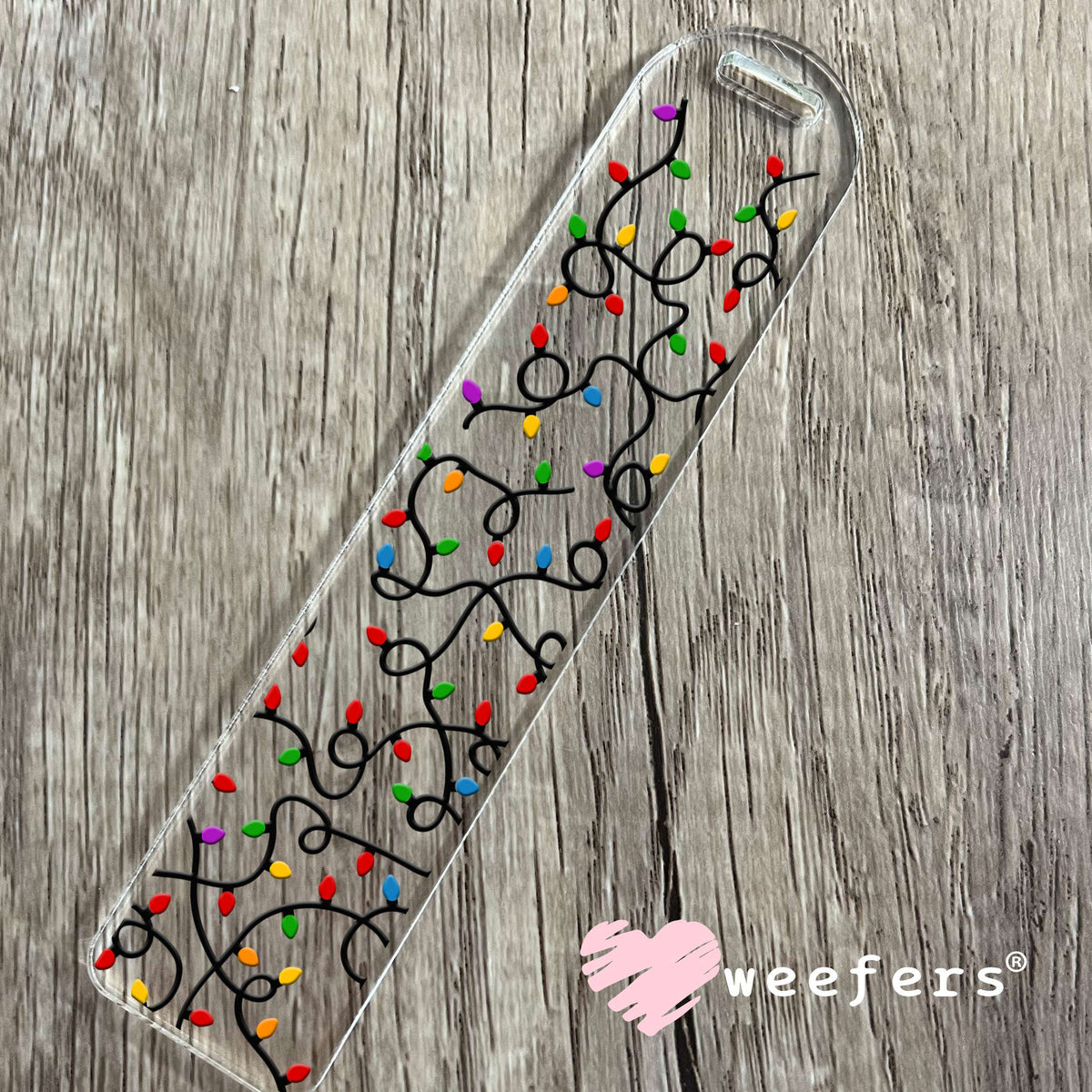 Christmas Lights UV DTF Cup Wrap Bookmark Weefers