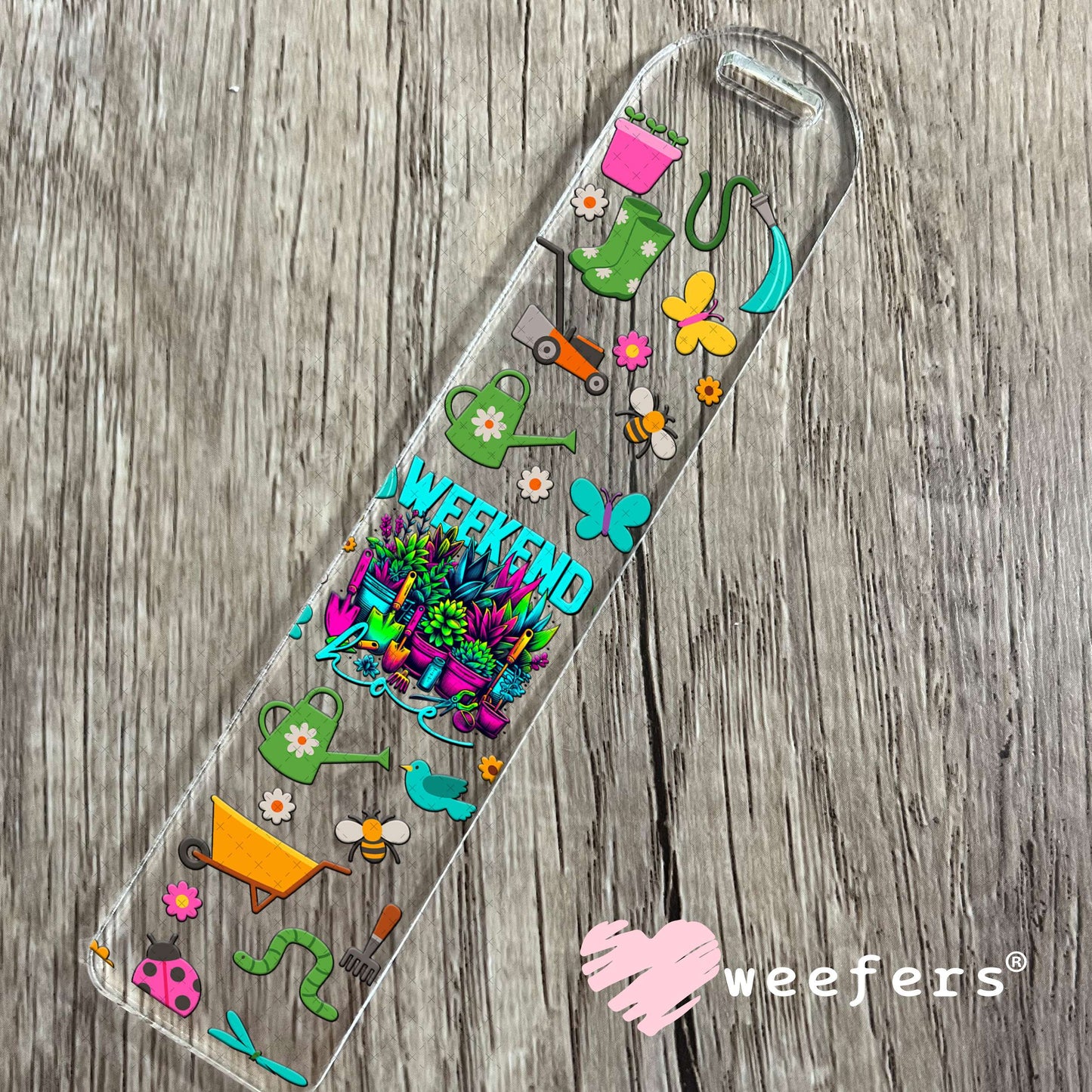 Weekend Hoe UV DTF Cup Wrap - Weefers Exclusive Wrap Bookmark Weefers