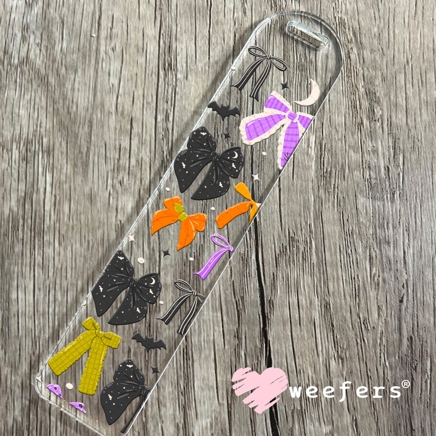 Halloween Bows UV DTF Cup Wrap Bookmark Weefers