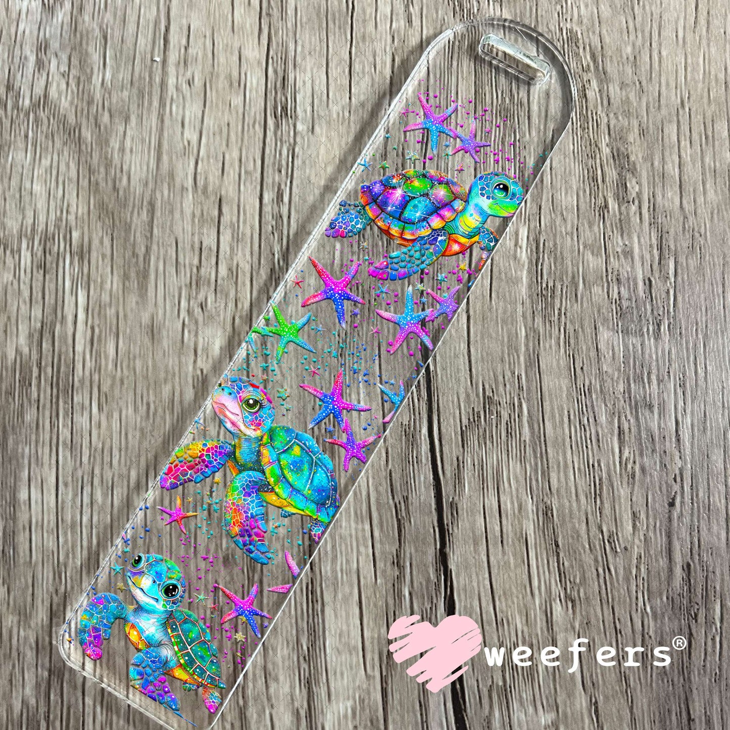 Ocean Sea Turtles UV DTF Cup Wrap Bookmark Weefers