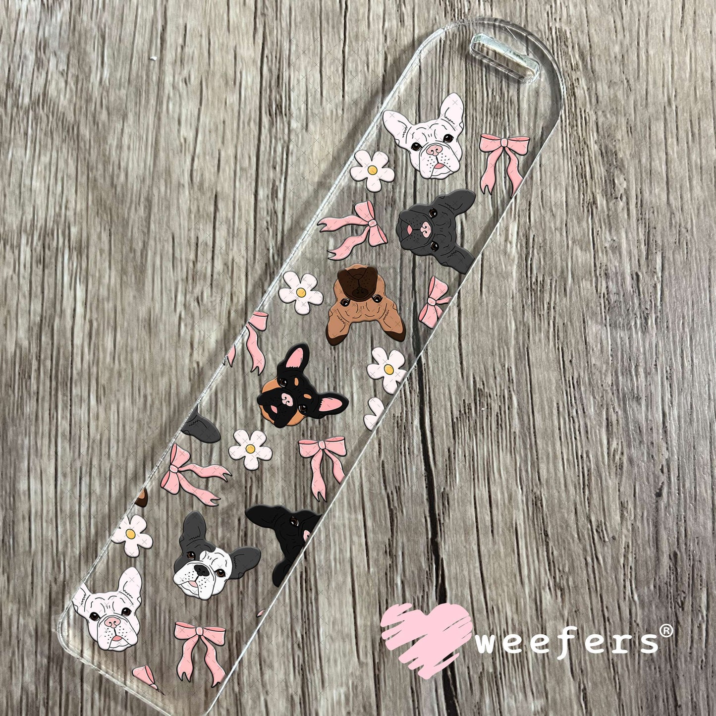 Dog Face Friends UV DTF Cup Wrap Bookmark Weefers