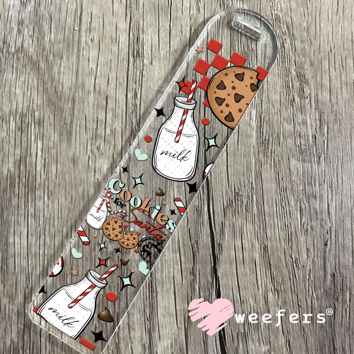Cookies for Santa UV DTF Cup Wrap Bookmark Weefers