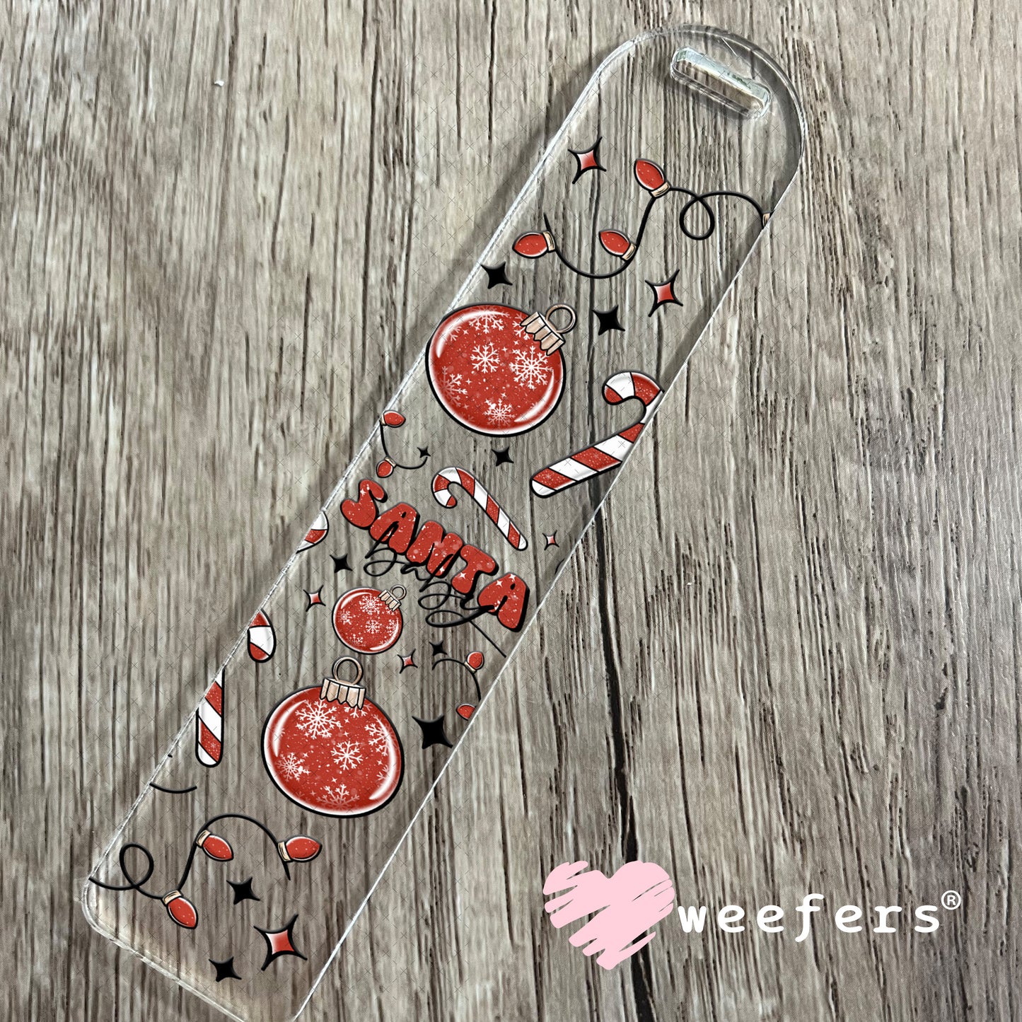 Santa Baby UV DTF Cup Wrap Bookmark Weefers