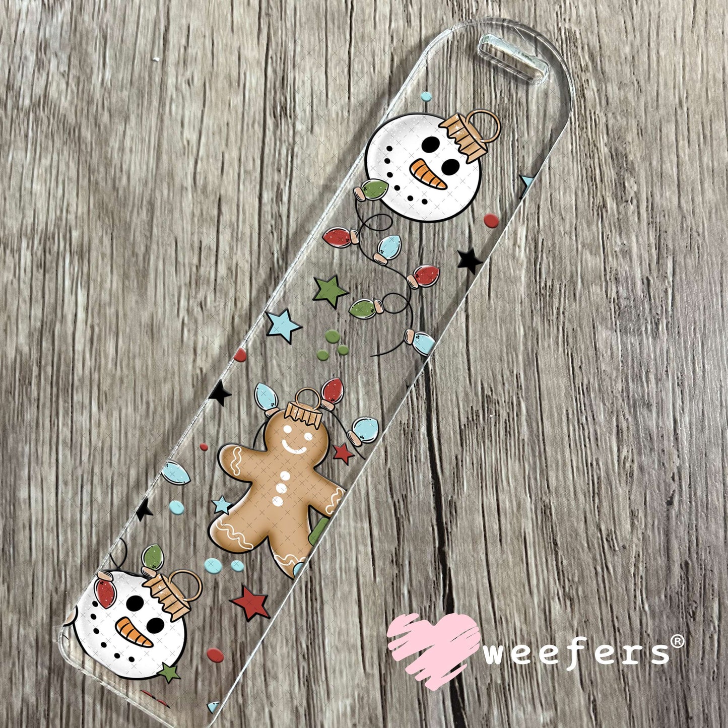 Holly Jolly Christmas UV DTF Cup Wrap Bookmark Weefers