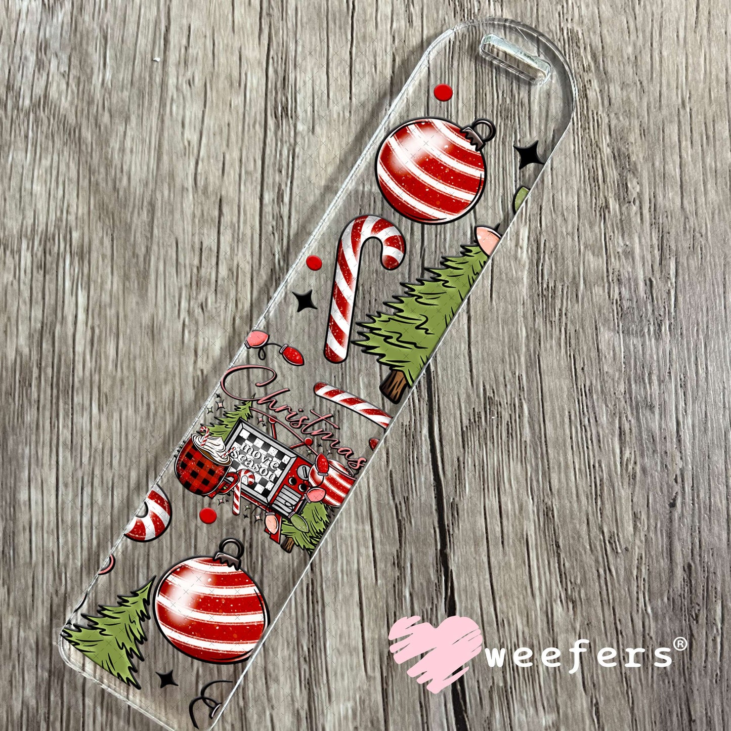 Christmas Movie Season UV DTF Cup Wrap Bookmark Weefers