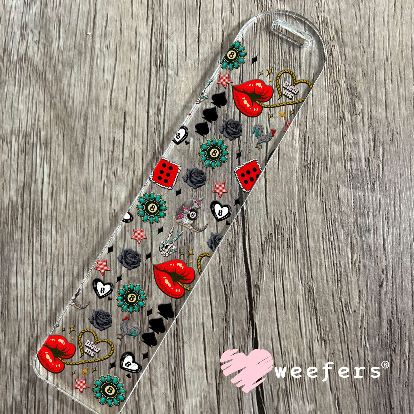Blow Me UV DTF Cup Wrap - Weefers Exclusive Bookmark Weefers