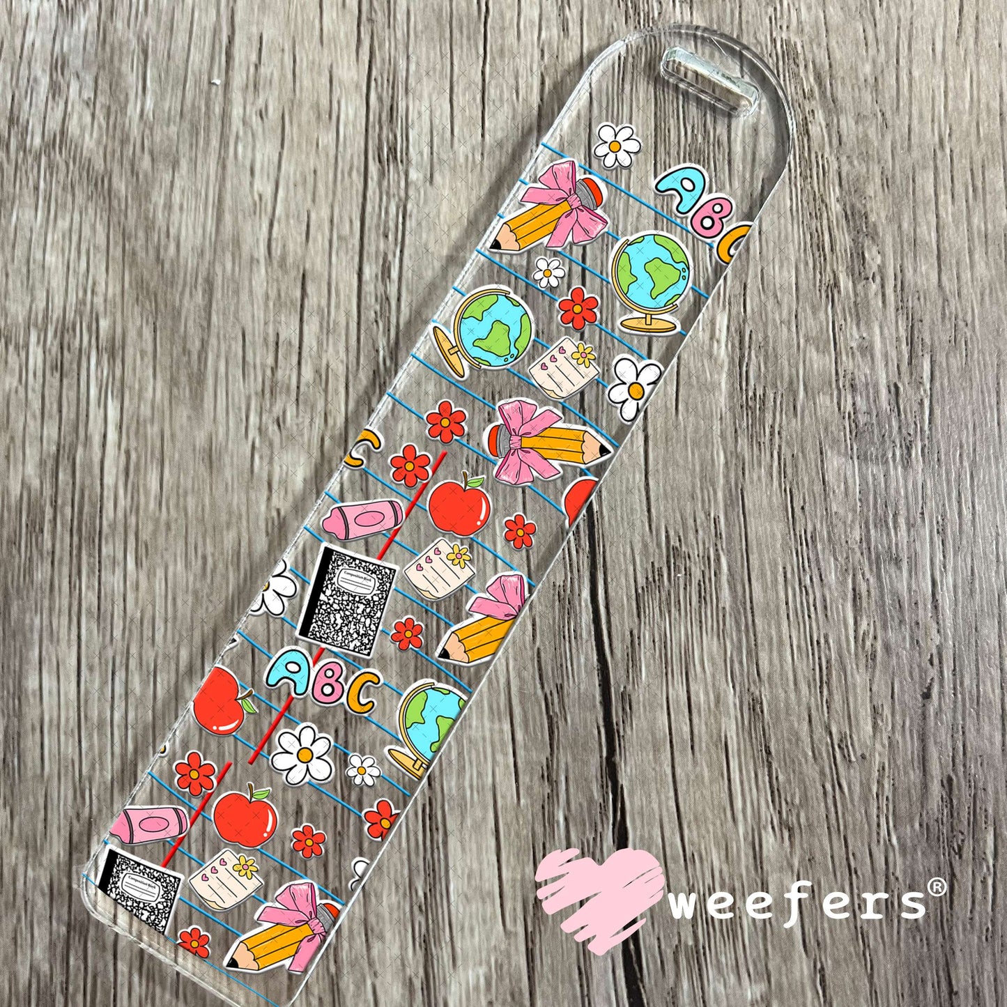 Teacher Composite UV DTF Cup Wrap Bookmark Weefers