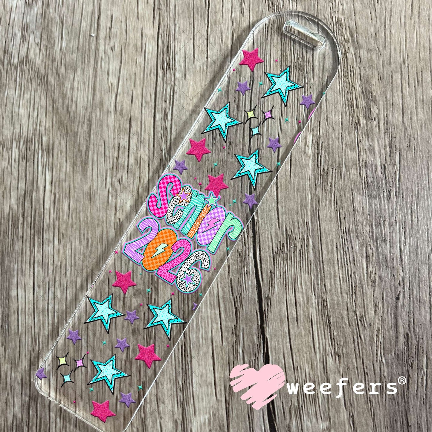 Senior 2026 UV DTF Cup Wrap - Weefers Exclusive Bookmark Weefers