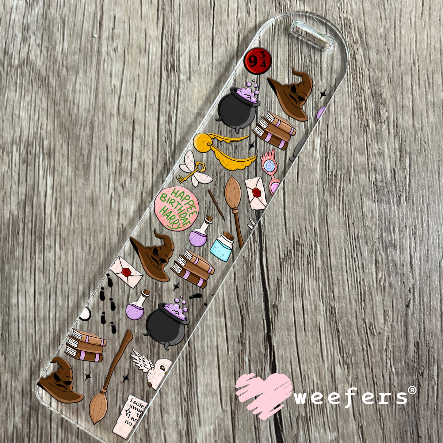 Wizards favorite Things UV DTF Cup Wrap Bookmark Weefers