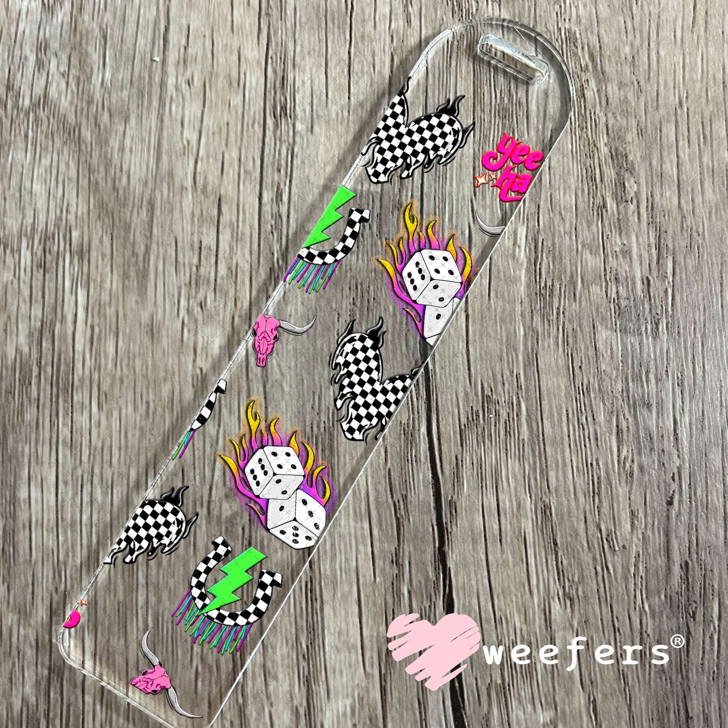 Space Cowboy Sidekick UV DTF Cup Wrap- Weefers Exclusive Bookmark Weefers