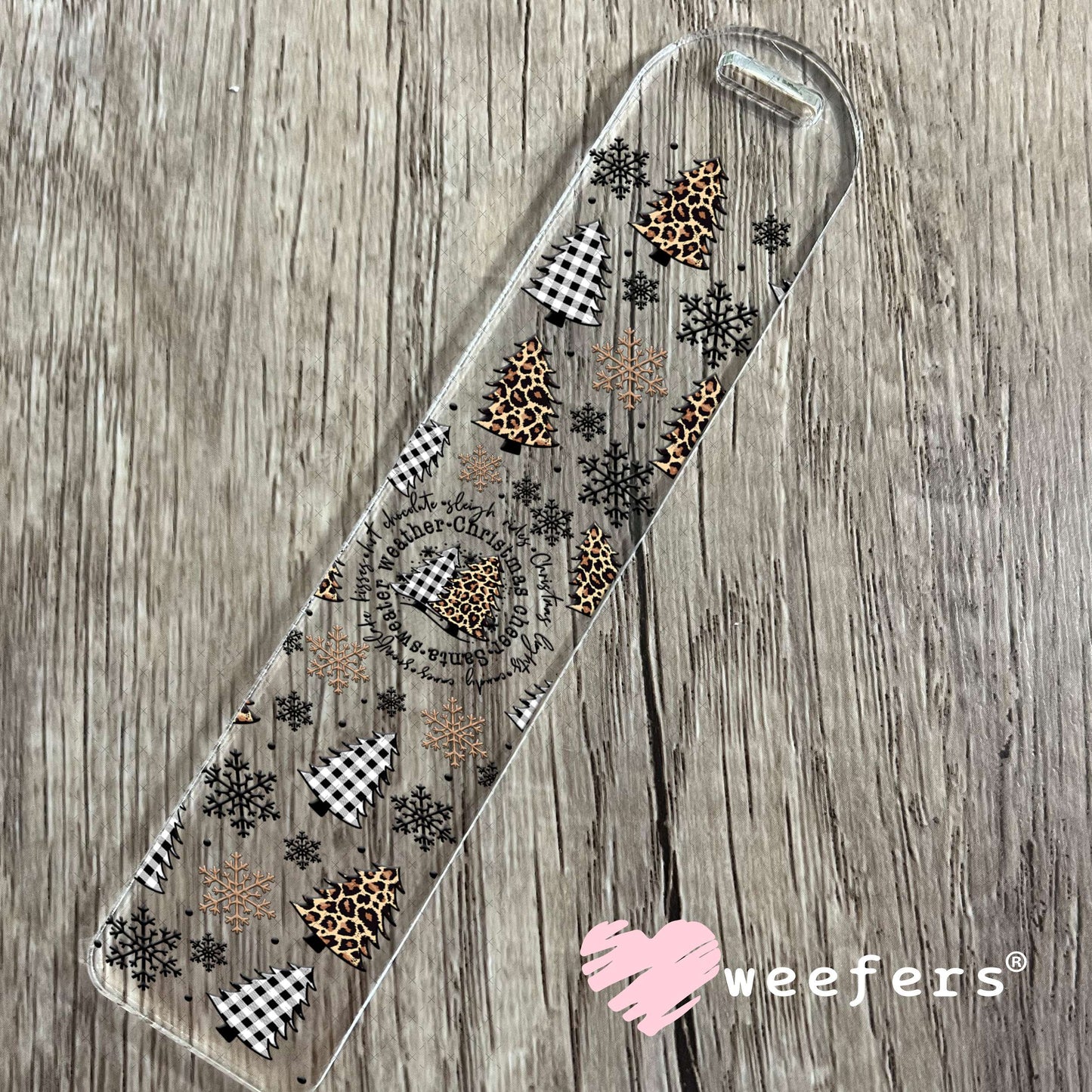Christmas Weather UV DTF Cup Wrap Bookmark Weefers