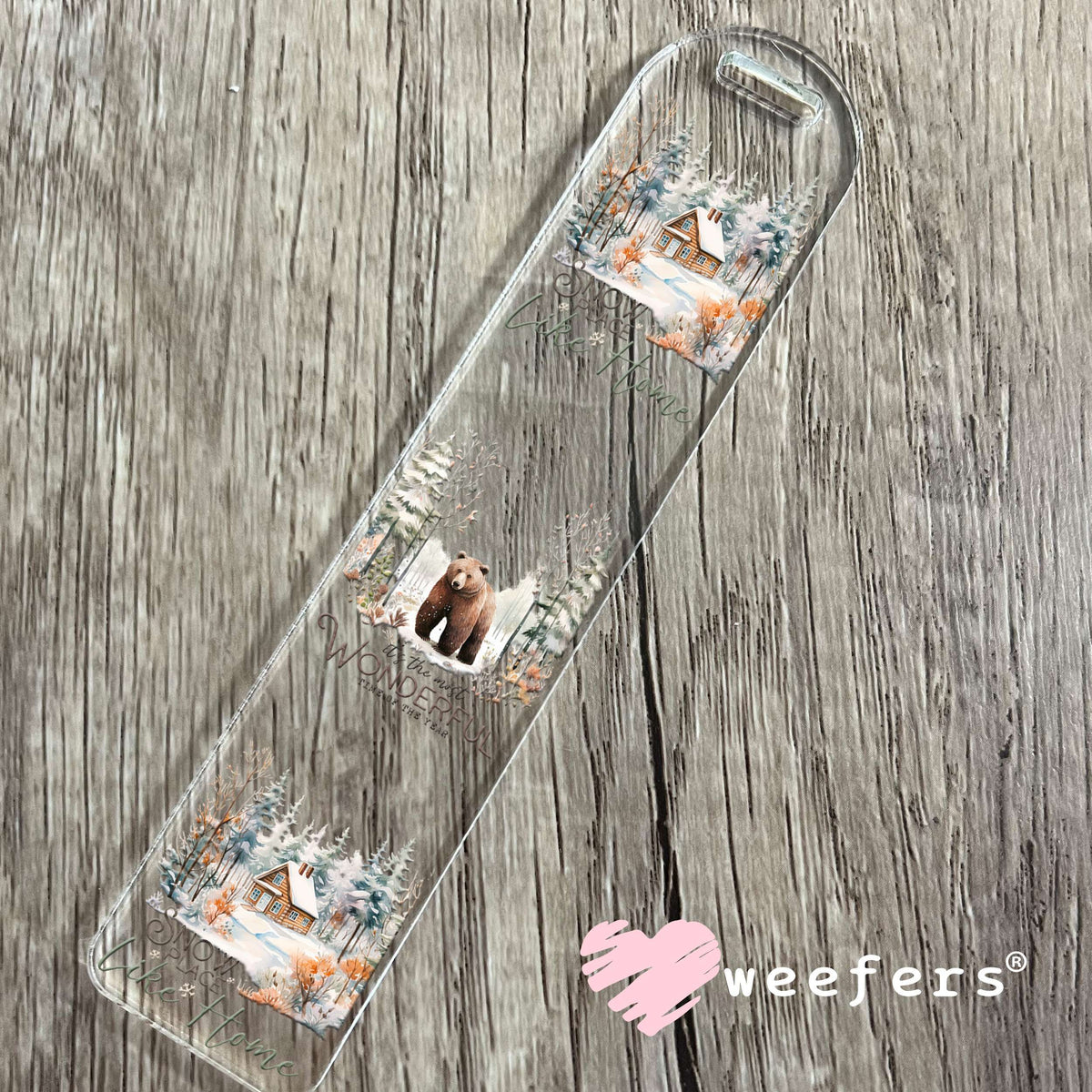 It's the Most Wonderful Time of the Year Christmas UV DTF Cup Wrap Bookmark Weefers
