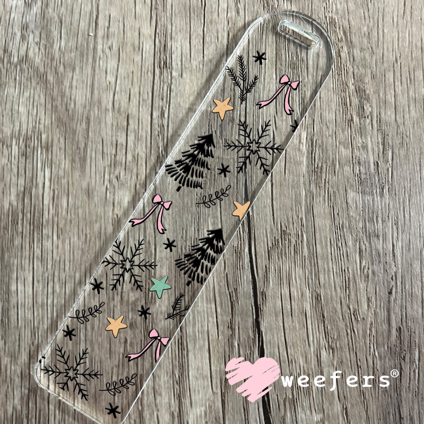 Have yourself a Merry Little Christmas Sidekick UV DTF Cup Wrap - Weefers Exclusive Bookmark Weefers